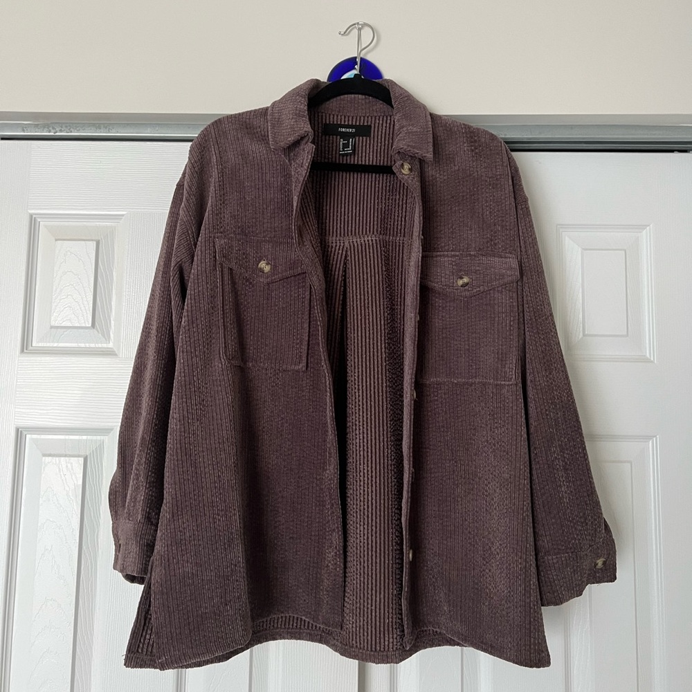 Oversized Corduroy Jacket